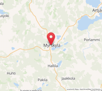 Map of Myrskylä, Uusimaa