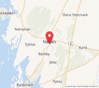 Map of Närpes, Ostrobothnia