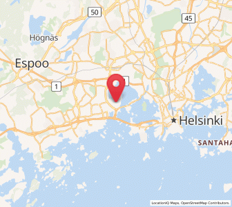 Map of Otaniemi, Uusimaa