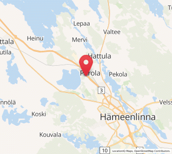 Map of Parola, Kanta-Häme