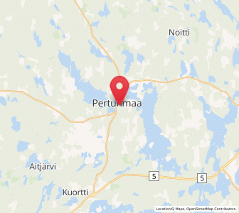 Map of Pertunmaa, South Savo