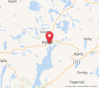 Map of Pohja, Uusimaa
