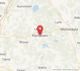 Map of Pornainen, Uusimaa