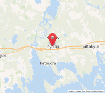 Map of Pyhtää, Kymenlaakso