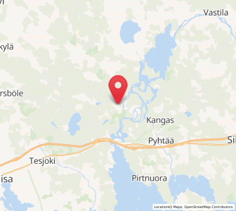 Map of Ruotsinpyhtää, Uusimaa