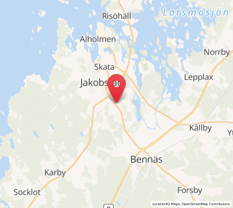 Map of Sandsund, Ostrobothnia