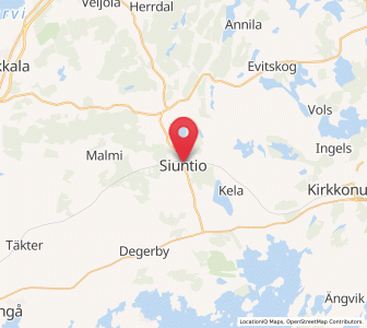 Map of Siuntio, Uusimaa