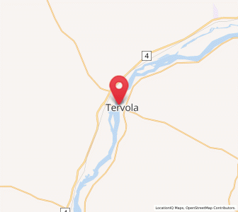 Map of Tervola, Lapland