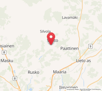 Map of Vahto, Southwest Finland