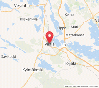 Map of Viiala, Pirkanmaa