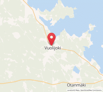 Map of Vuolijoki, Kainuu