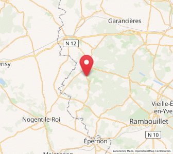 Map of Adainville, Île-de-France