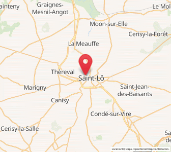 Map of Agneaux, Normandy