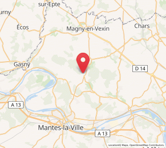 Map of Aincourt, Île-de-France