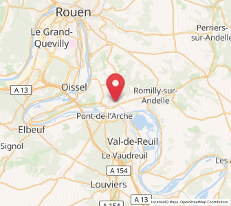 Map of Alizay, Normandy