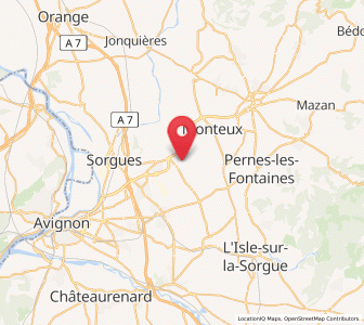 Map of Althen-des-Paluds, Provence-Alpes-Côte d'Azur