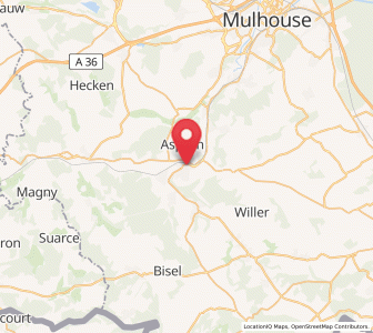 Map of Altkirch, Grand Est