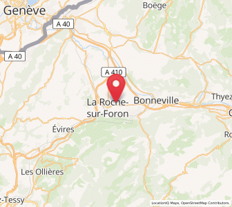 Map of Amancy, Auvergne-Rhône-Alpes
