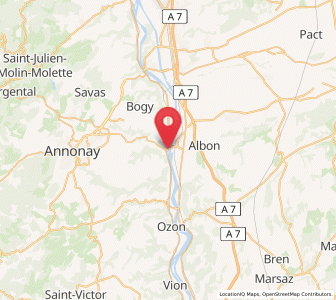 Map of Andance, Auvergne-Rhône-Alpes