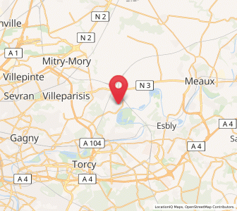 Map of Annet-sur-Marne, Île-de-France
