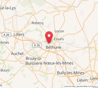 Map of Annezin, Hauts-de-France
