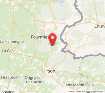 Map of Anor, Hauts-de-France