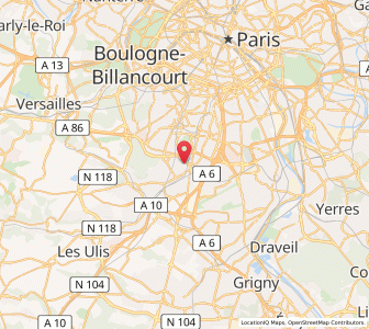 Map of Antony, Île-de-France