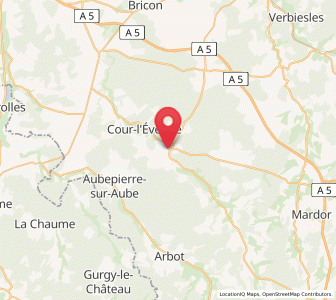 Map of Arc-en-Barrois, Grand Est