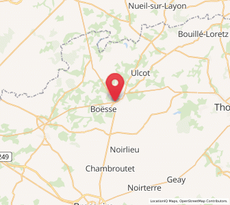 Map of Argenton-les-Vallées, Nouvelle-Aquitaine
