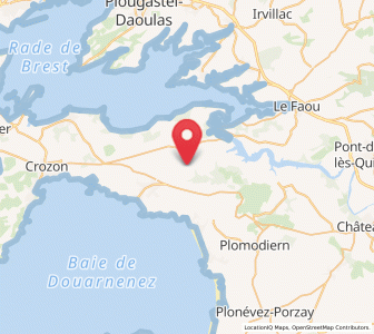 Map of Argol, Brittany