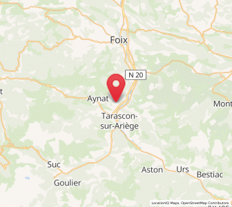 Map of Arignac, Occitanie