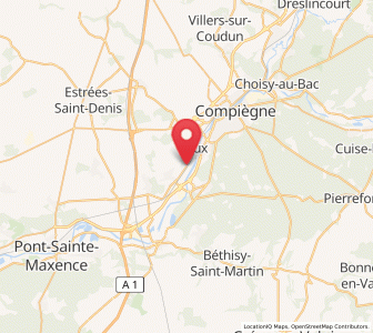 Map of Armancourt, Hauts-de-France