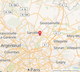 Map of Arnouville, Île-de-France