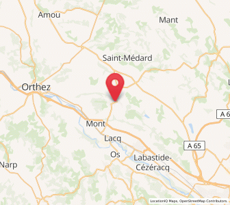 Map of Arthez-de-Béarn, Nouvelle-Aquitaine