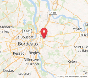 Map of Artigues-près-Bordeaux, Nouvelle-Aquitaine