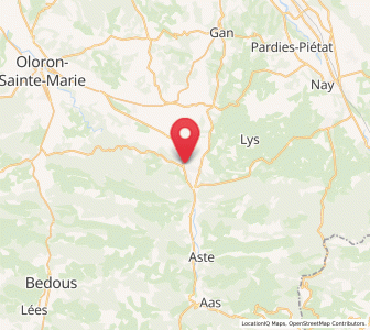 Map of Arudy, Nouvelle-Aquitaine