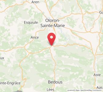Map of Asasp-Arros, Nouvelle-Aquitaine