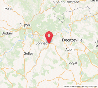 Map of Asprières, Occitanie
