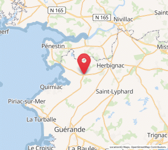 Map of Assérac, Pays de la Loire