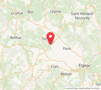 Map of Assier, Occitanie
