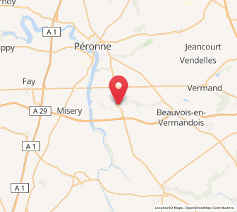 Map of Athies, Hauts-de-France