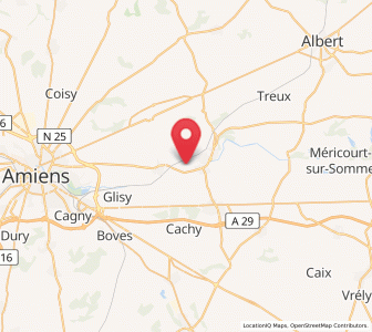 Map of Aubigny, Hauts-de-France