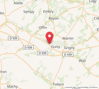 Map of Aubin-Saint-Vaast, Hauts-de-France