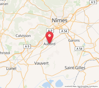 Map of Aubord, Occitanie