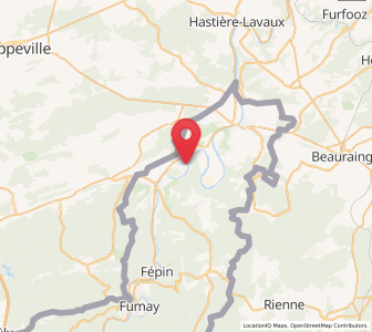 Map of Aubrives, Grand Est