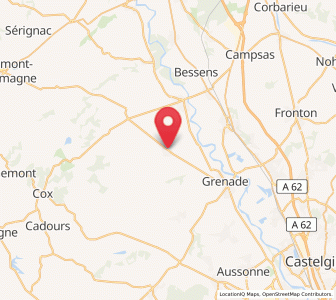 Map of Aucamville, Occitanie