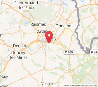 Map of Aulnoy-lez-Valenciennes, Hauts-de-France