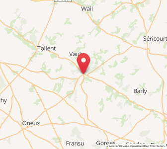 Map of Auxi-le-Château, Hauts-de-France