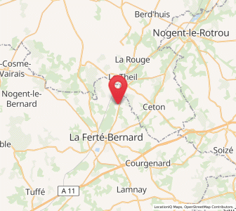 Map of Avezé, Pays de la Loire