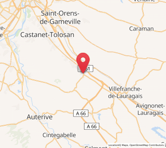 Map of Ayguesvives, Occitanie